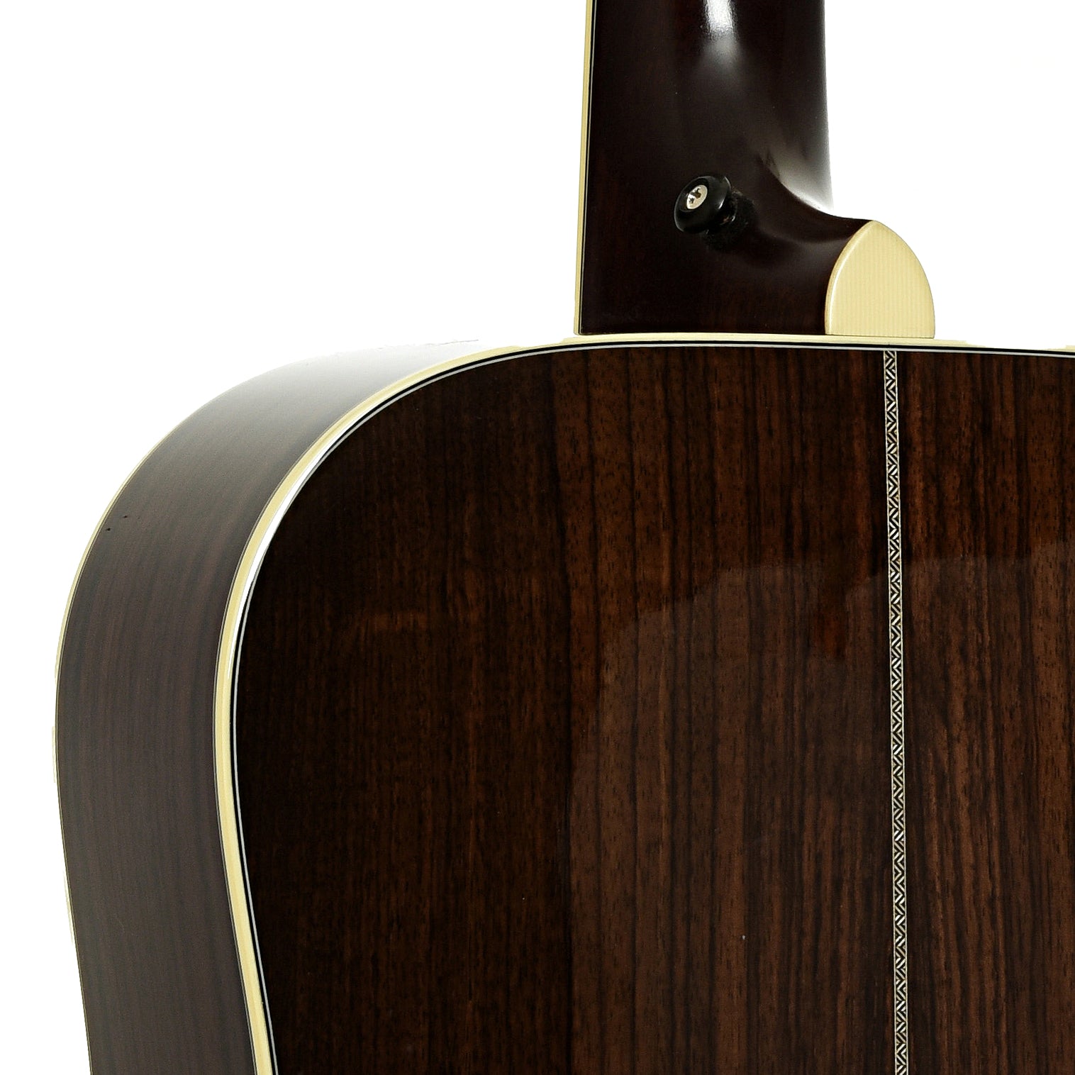 Neck joint of Huss and Dalton TDR-Pilgrim Custom Acoustic Guitar 