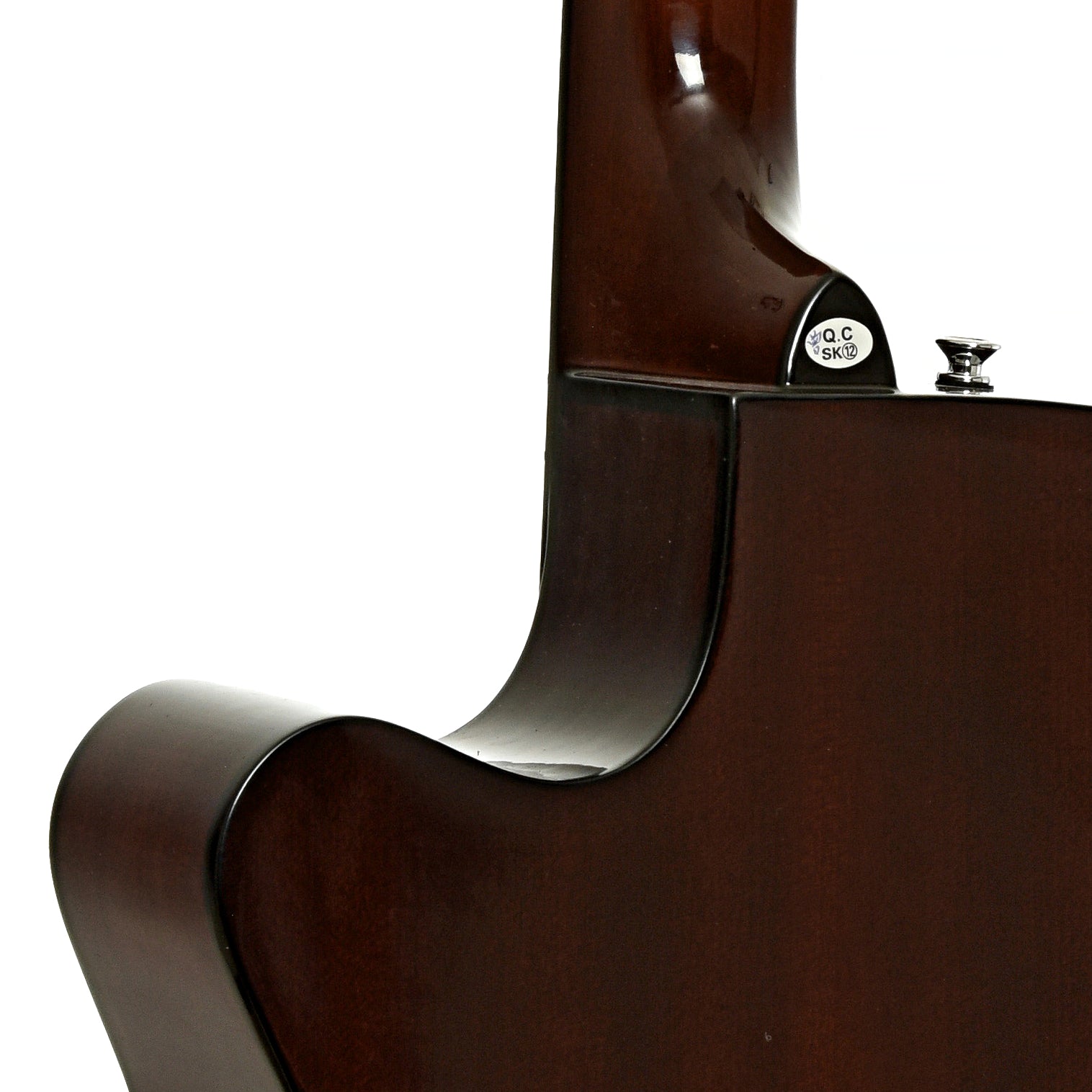 Neck joint of Fender FA-135CE Acoustic-Electric Guitar