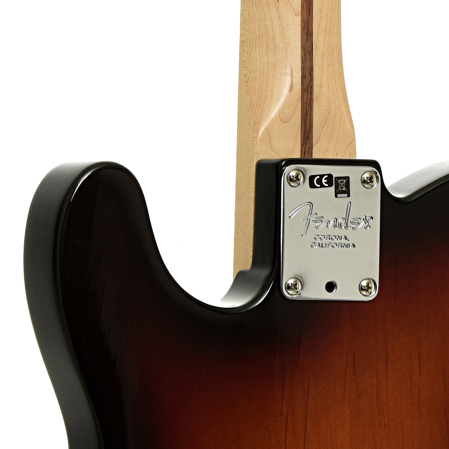 Neck joint of Fender American Professional Telecaster Electric Guitar         
