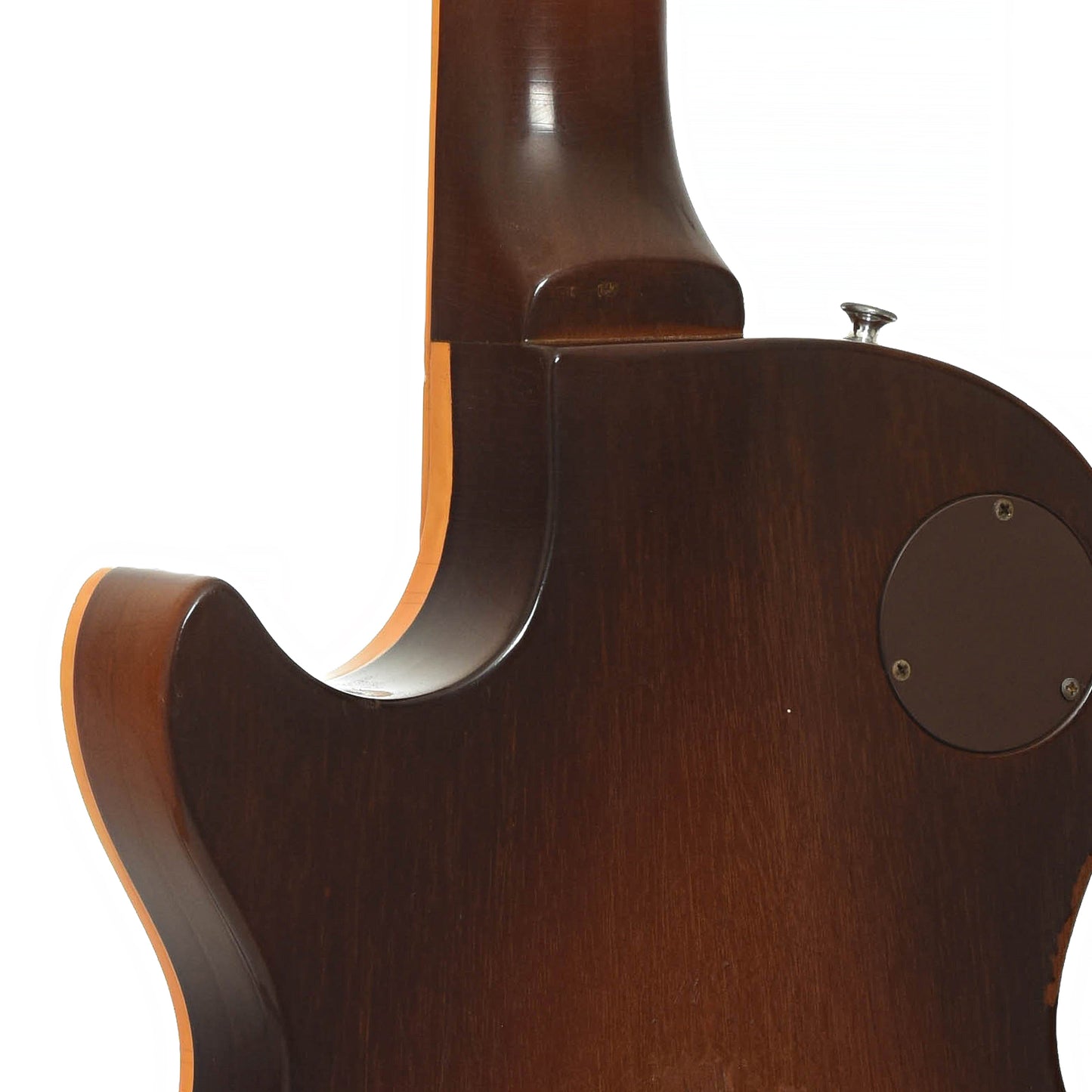 Neck joint of Gibson Les Paul Deluxe Electric Guitar