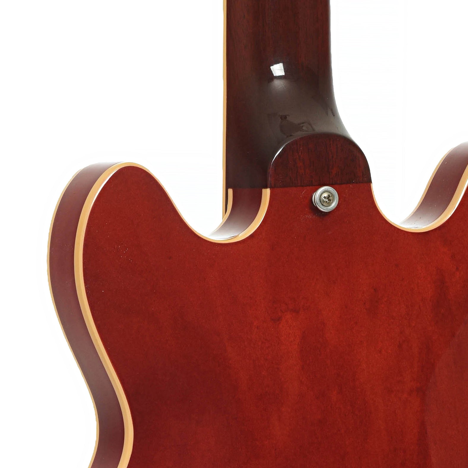 Neck joint of Gibson Custom Shop ES-339 Hollowbody Electric Guitar