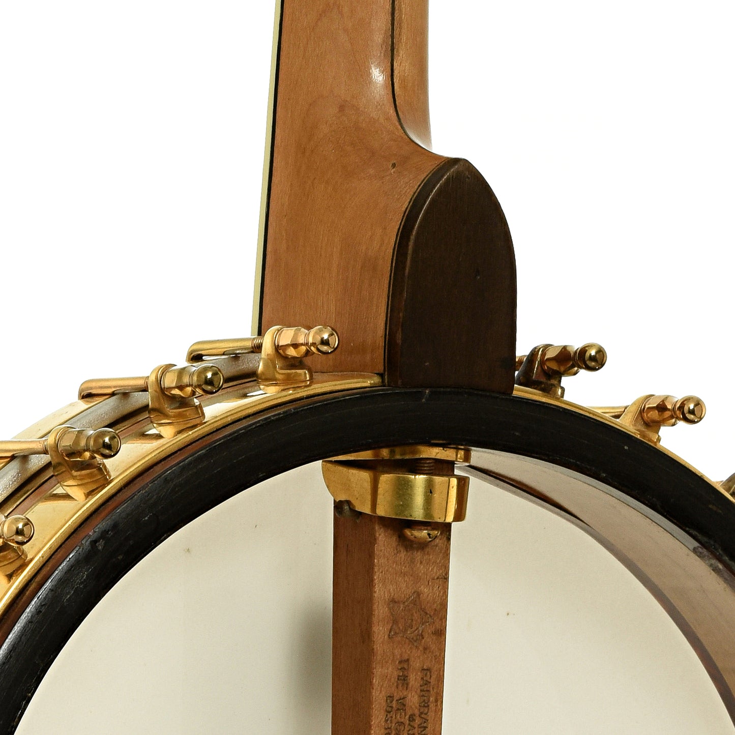 Neck joint of Vega Style R Whyte Laydie Tenor Banjo 