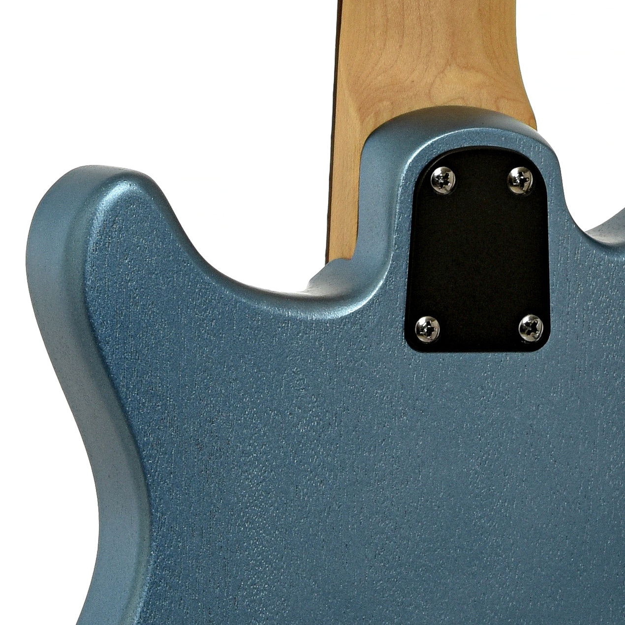 Neck joint of PRS SE CE 24 Standard Satin Stoptail Ice Blue Metallic Electric Guitar