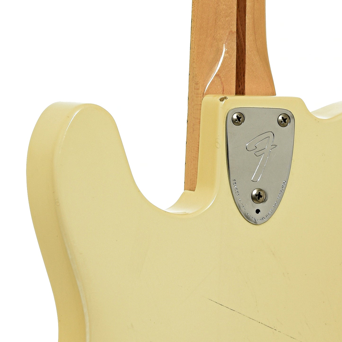 Neck joint of Fender Telecaster Custom Electric Guitar