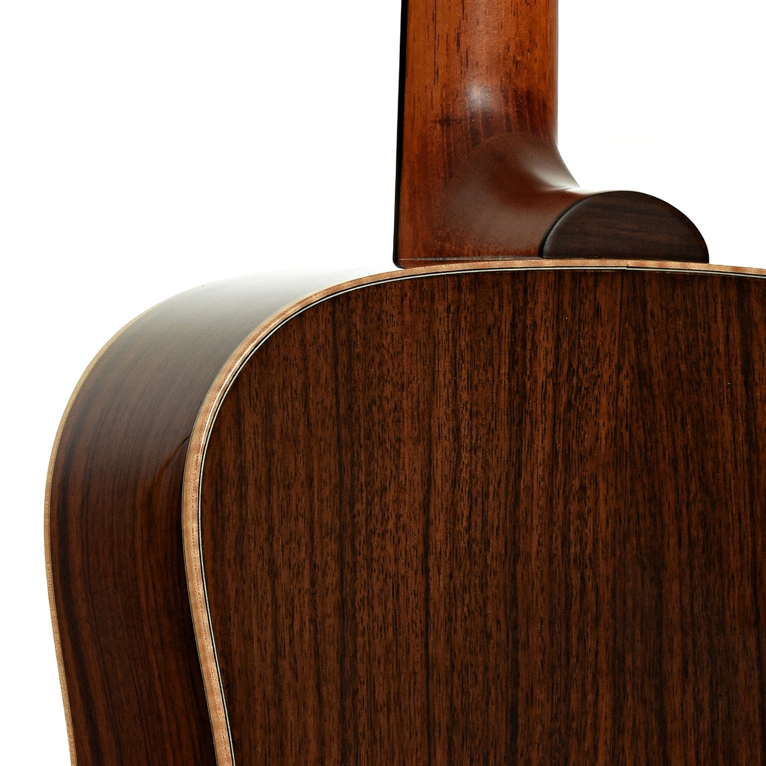Neck joint of Andrew White D Model Acoustic Guitar 