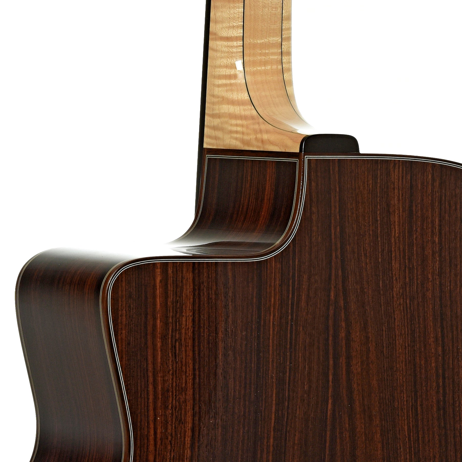 Neck joint of Dell'Arte Jimmy Rosenburg Hot Club Jazz Guitar