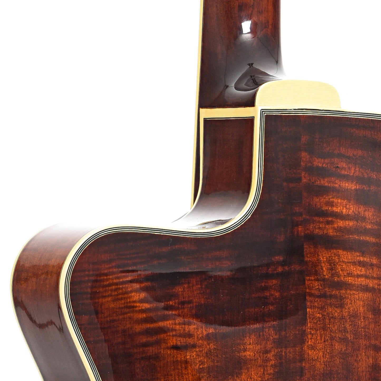 Neck joint of Eastman AR804C Archtop Acoustic Guitar