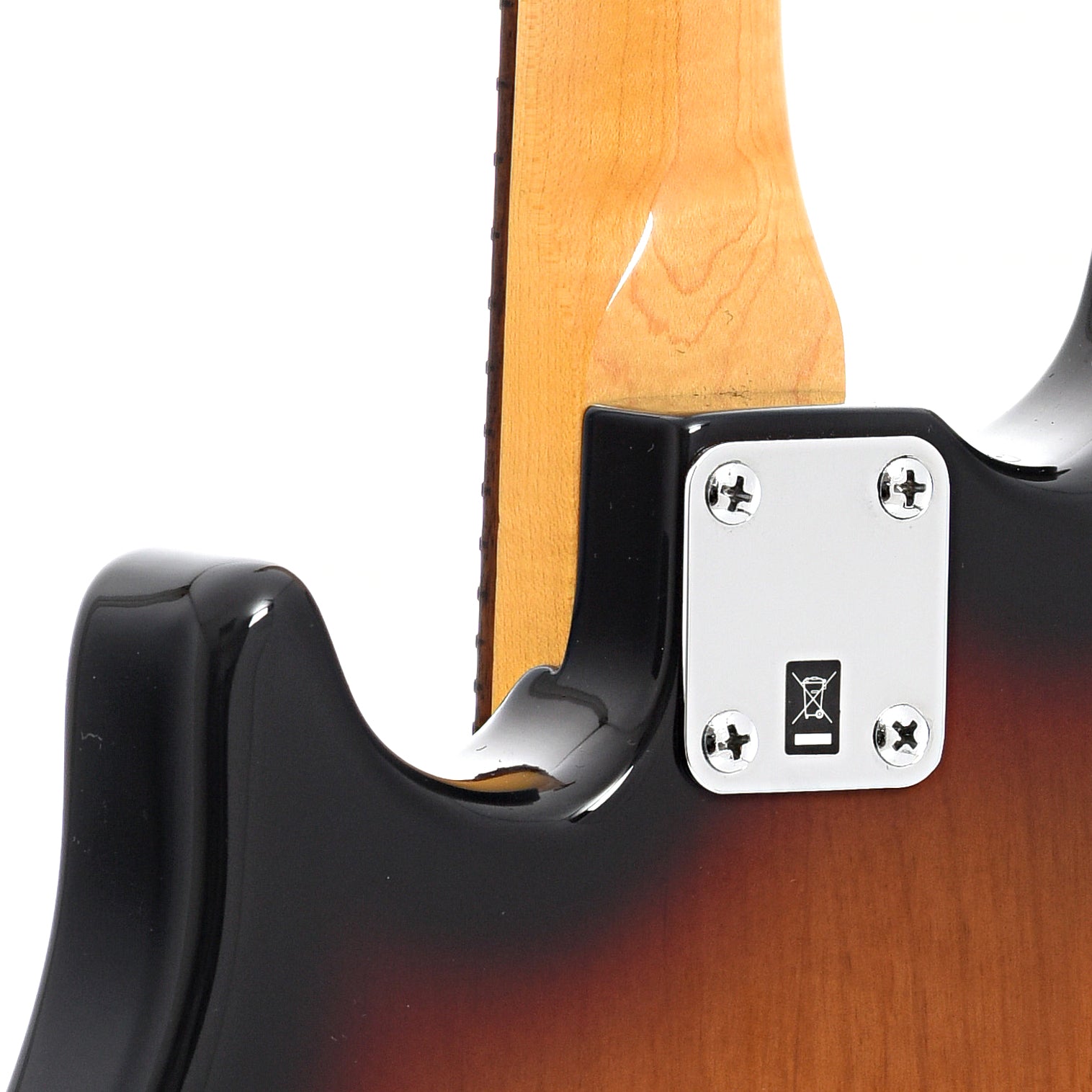 Neck joint of Fender 1963 Reissue Mandocaster (2013)