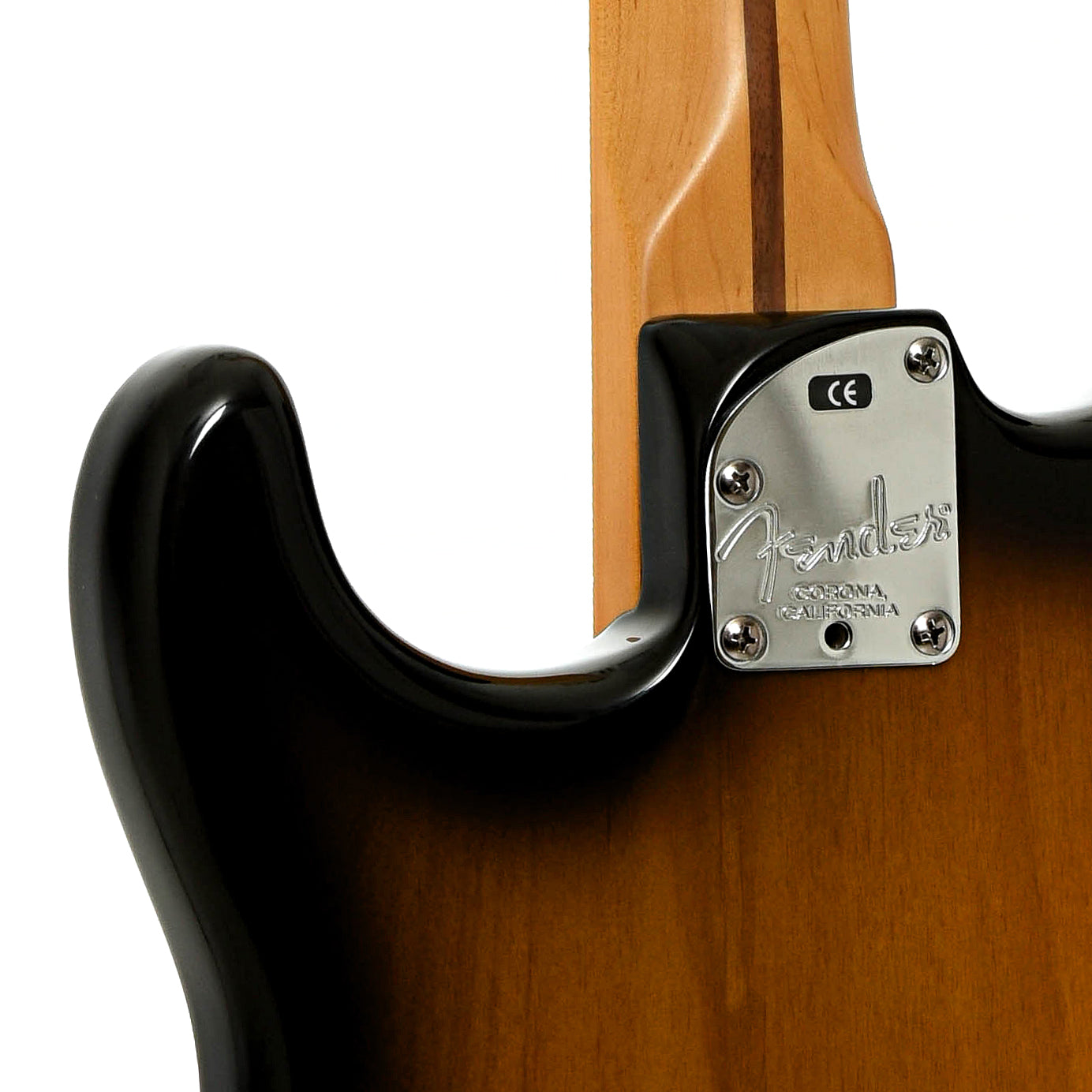 Neck joint of Fender American Deluxe Stratocaster 