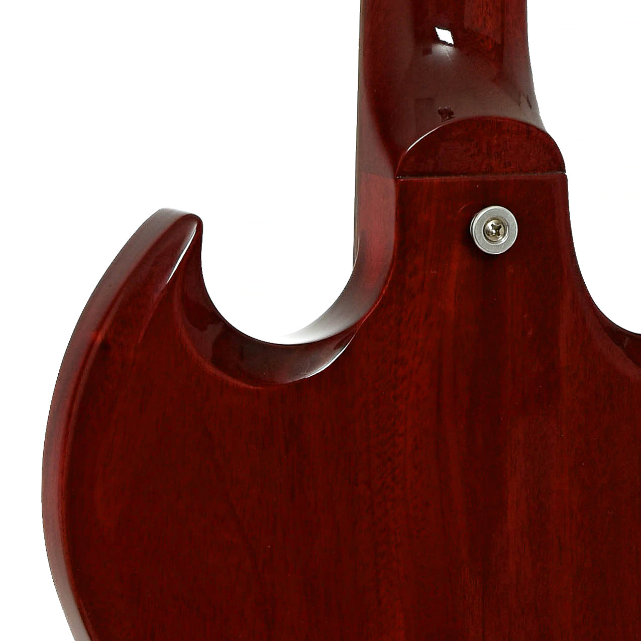 Neck joint of Gibson SG Standard Electric Bass 