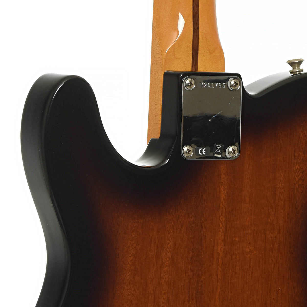 Neck joint of Fender American Vintage '69 Telecaster Thinline Reissue Electric Guitar (2011) 