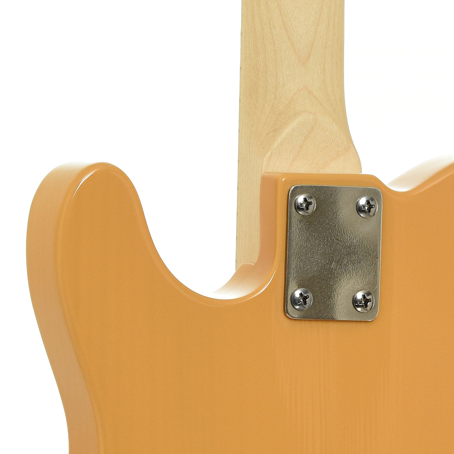 Neck joint of Risa TE-432 BB Tenor Electric Ukulele
