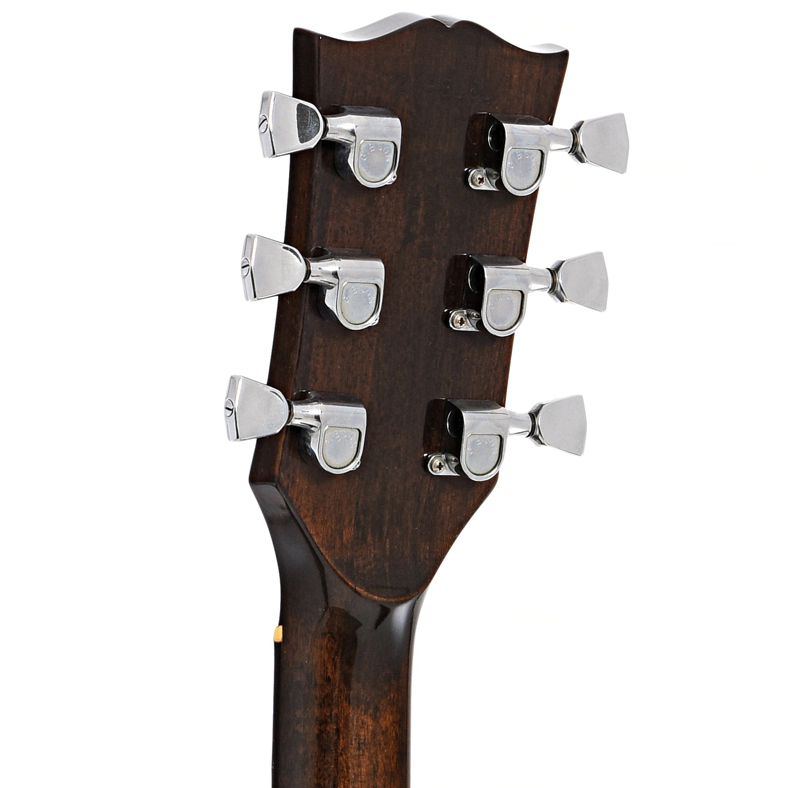 Back headstock of Gibson J-55 Acoustic Guitar