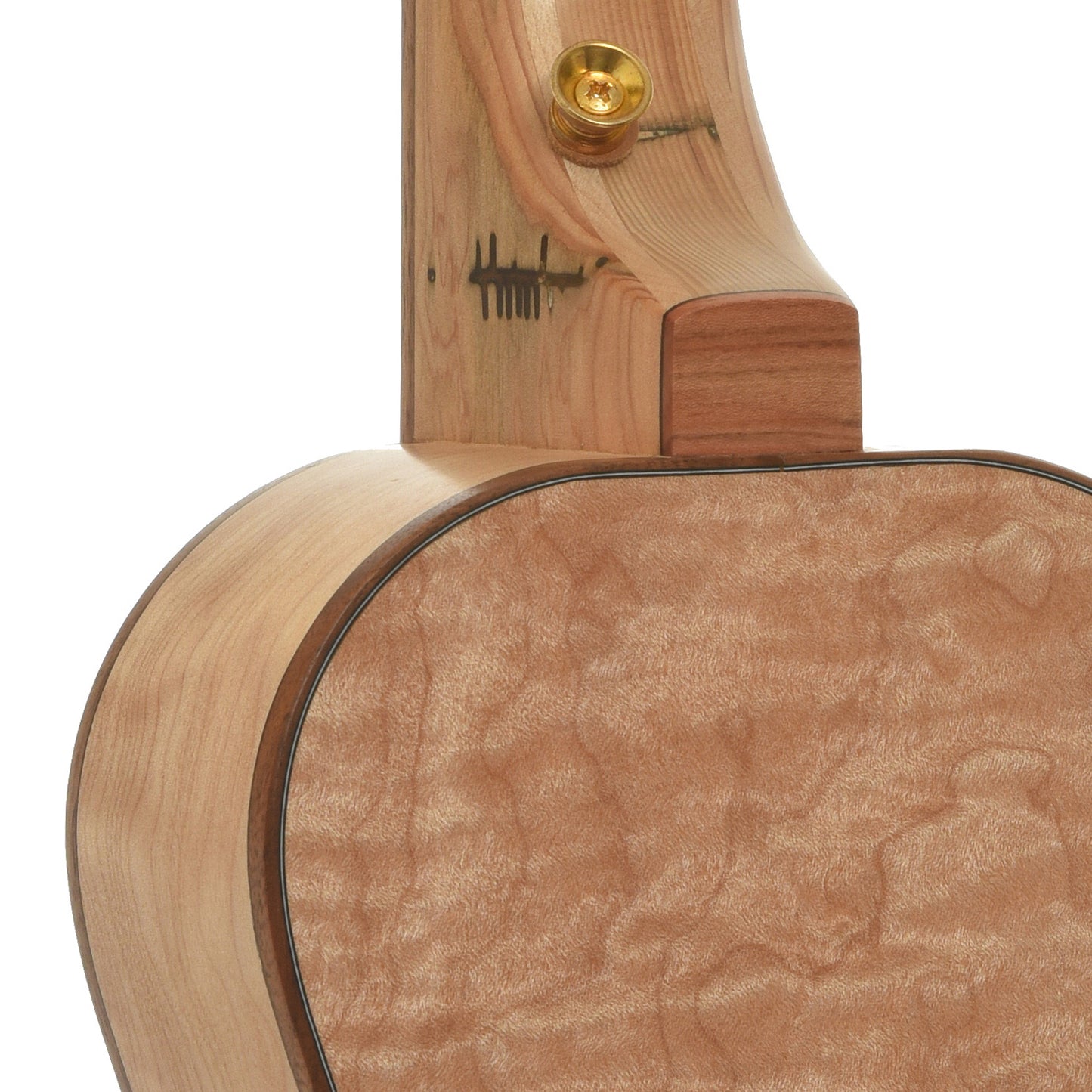Neck joint of Bean Sprout Alto Ukulele 