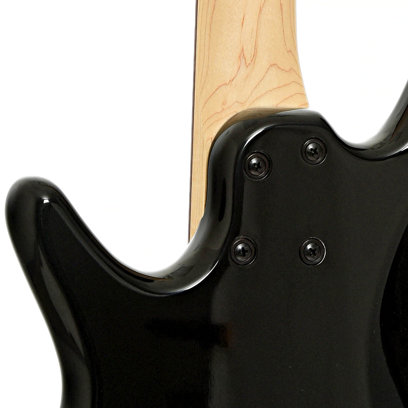 Neck joint of Ibanez Gio GSR100EX Electric Bass Guitar, Black