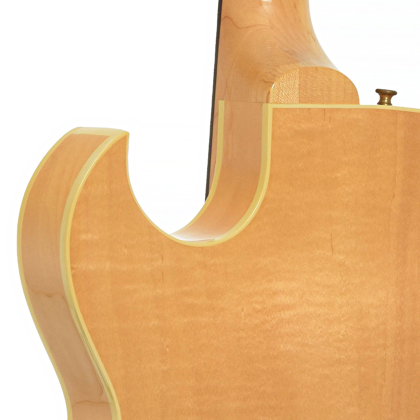Neck joint of Gibson ES-135 Hollowbody Electric Guitar 