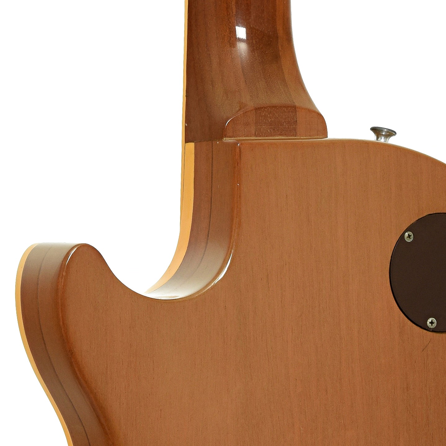 Neck joint of Gibson Les Paul Deluxe Electric Guitar