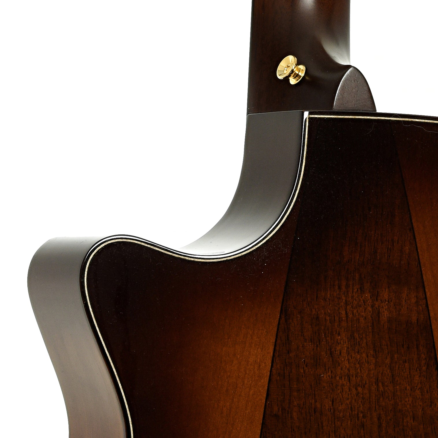 Neck joint of Martin GPE Inception Maple Acoustic Guitar
