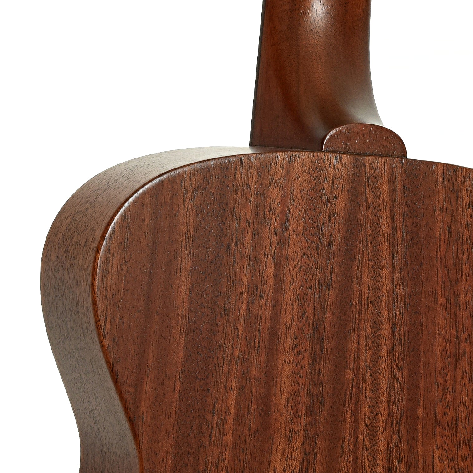 Neck joint of Guild M-20E Acoustic-Electric Guitar, Natural 