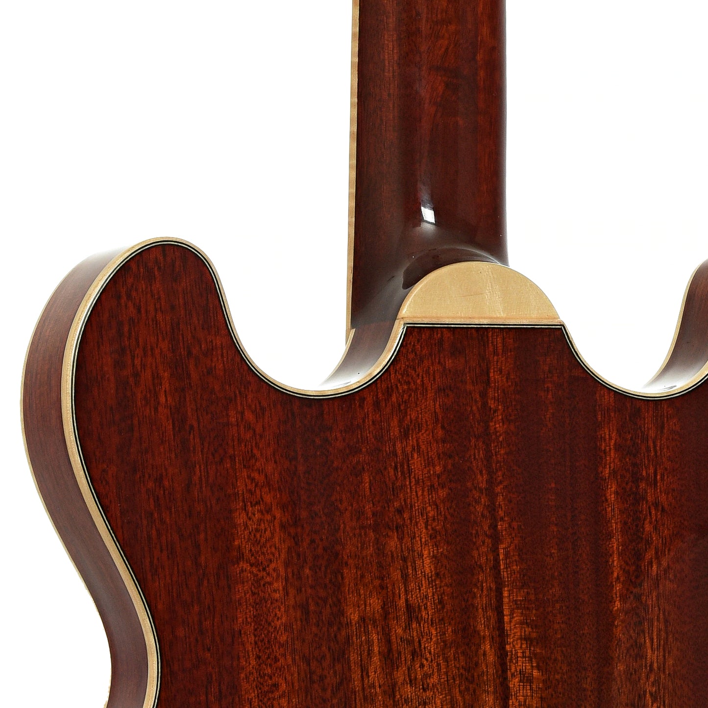 Neck joint of Eastman T185MX Hollowbody Electric Guitar 