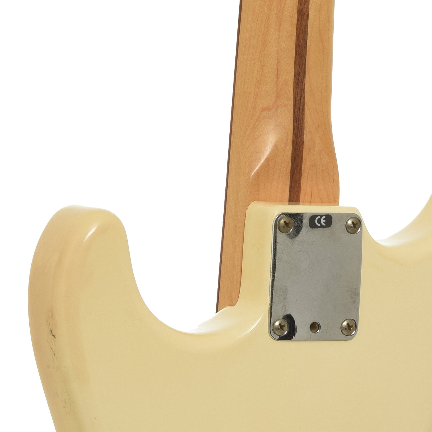 Neckjoint of Fender Standard HSS Stratocaster with Floyd Rose Electric Guitar 