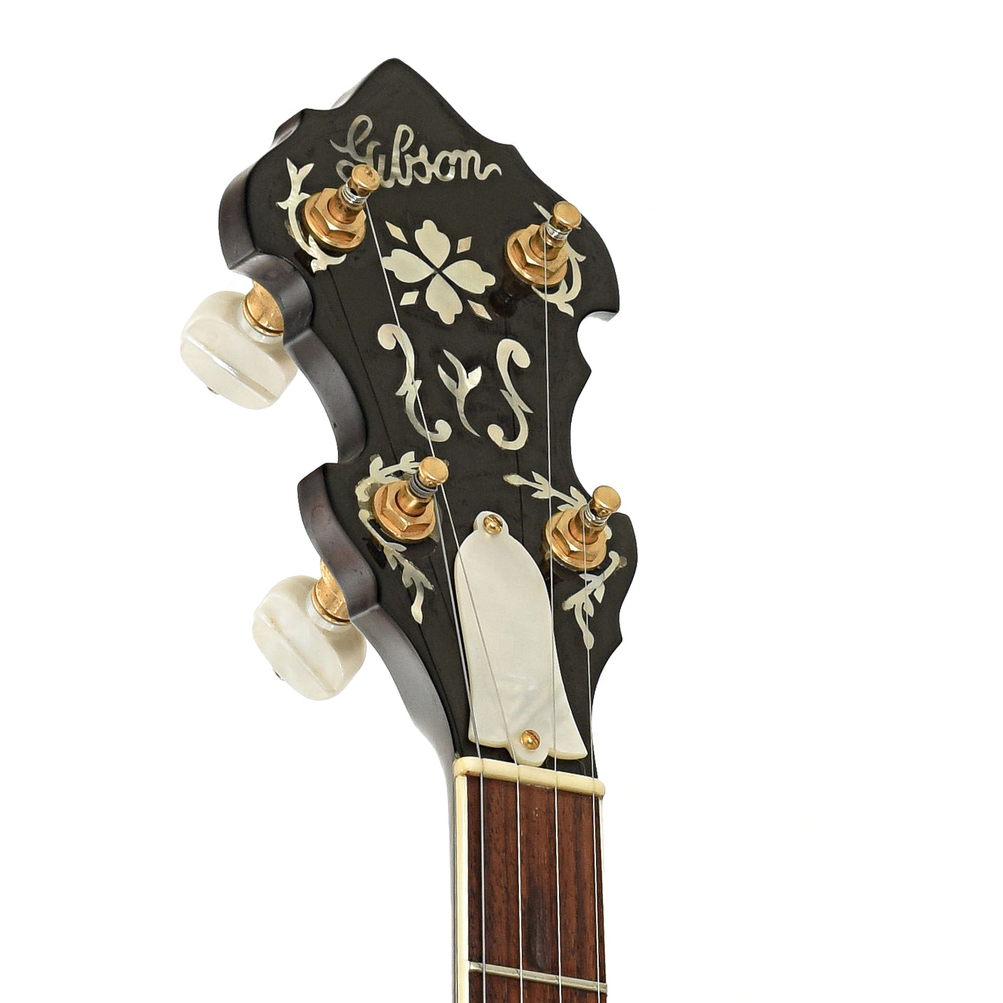 Headstock of Gibson Granada Resonator Banjo 