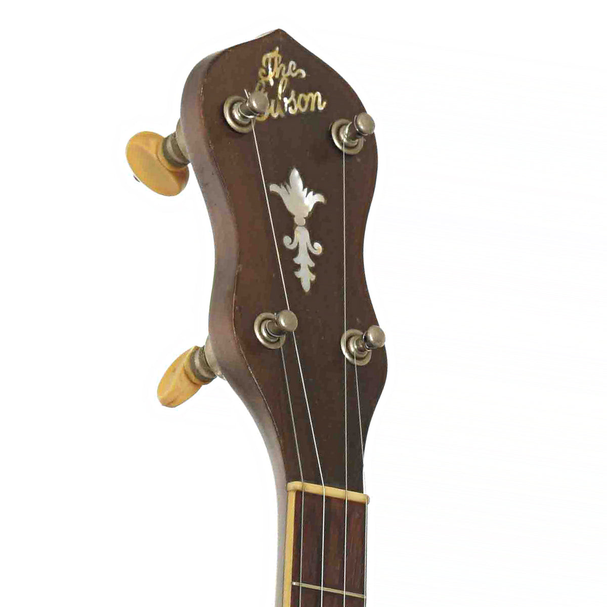 Front Headstock of Gibson TB-2 Tenor Banjo