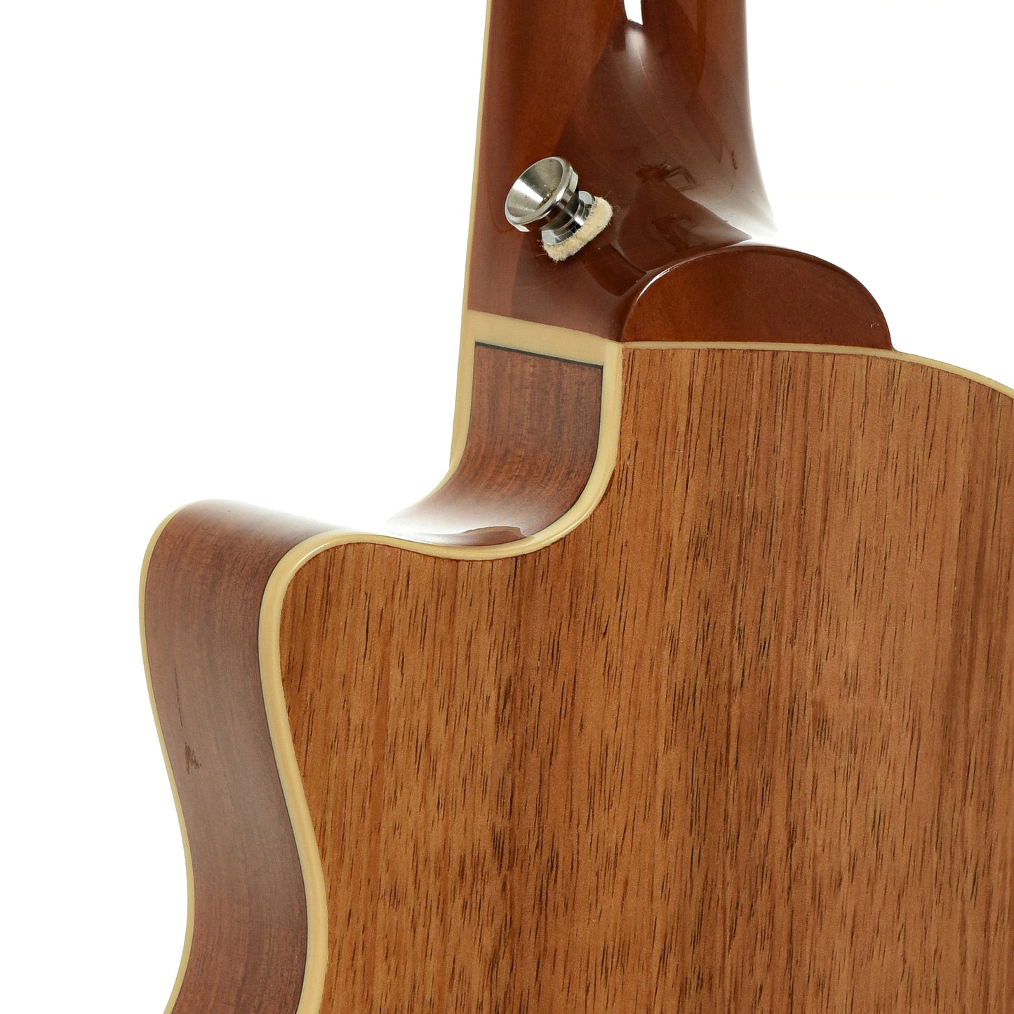 Neck joint of Mitchell MU100CE/N Concert Ukulele