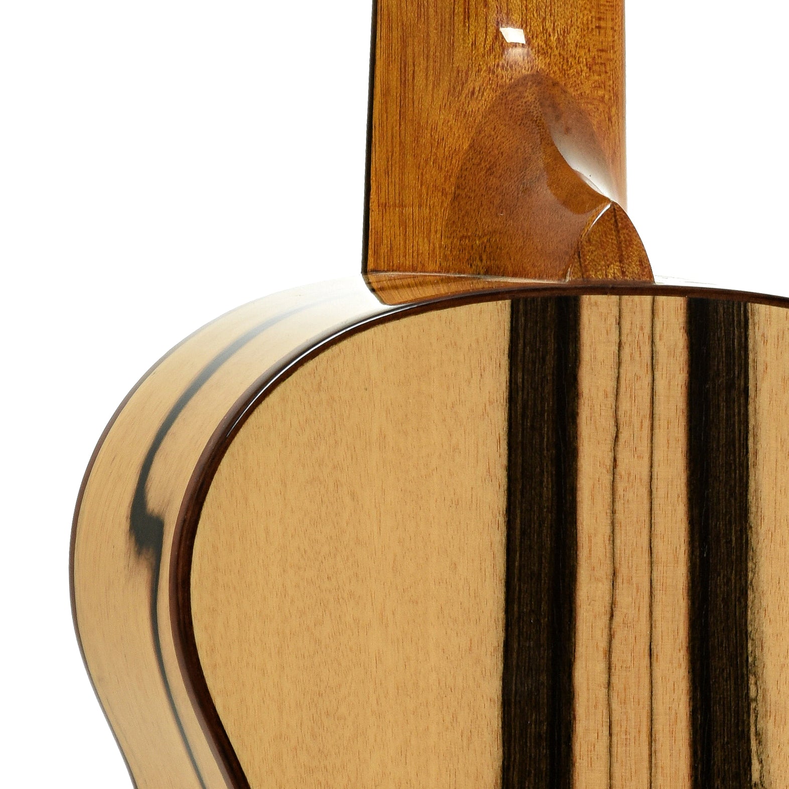 Neck joint of Ohana SK-70BWE Soprano Uke