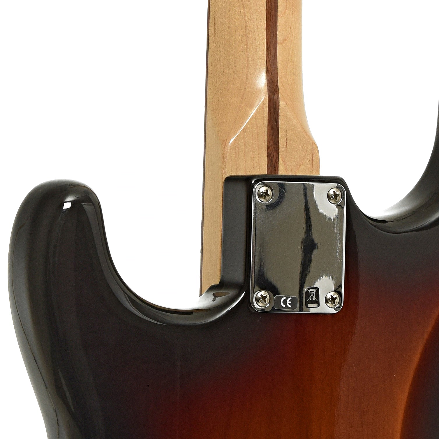Neck joint of Fender American Special Stratocaster HSS Electric Guitar