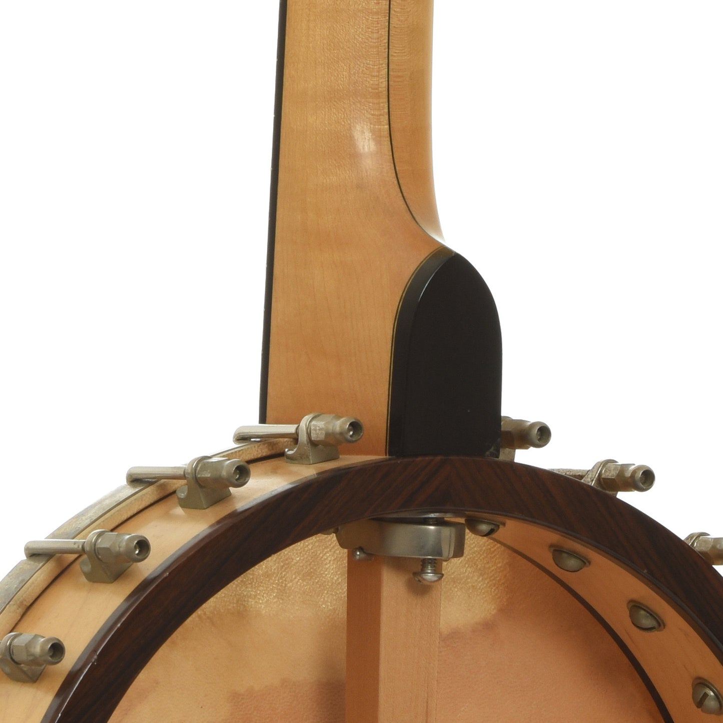 Neck joint of Bart Reiter Special Openback Banjo