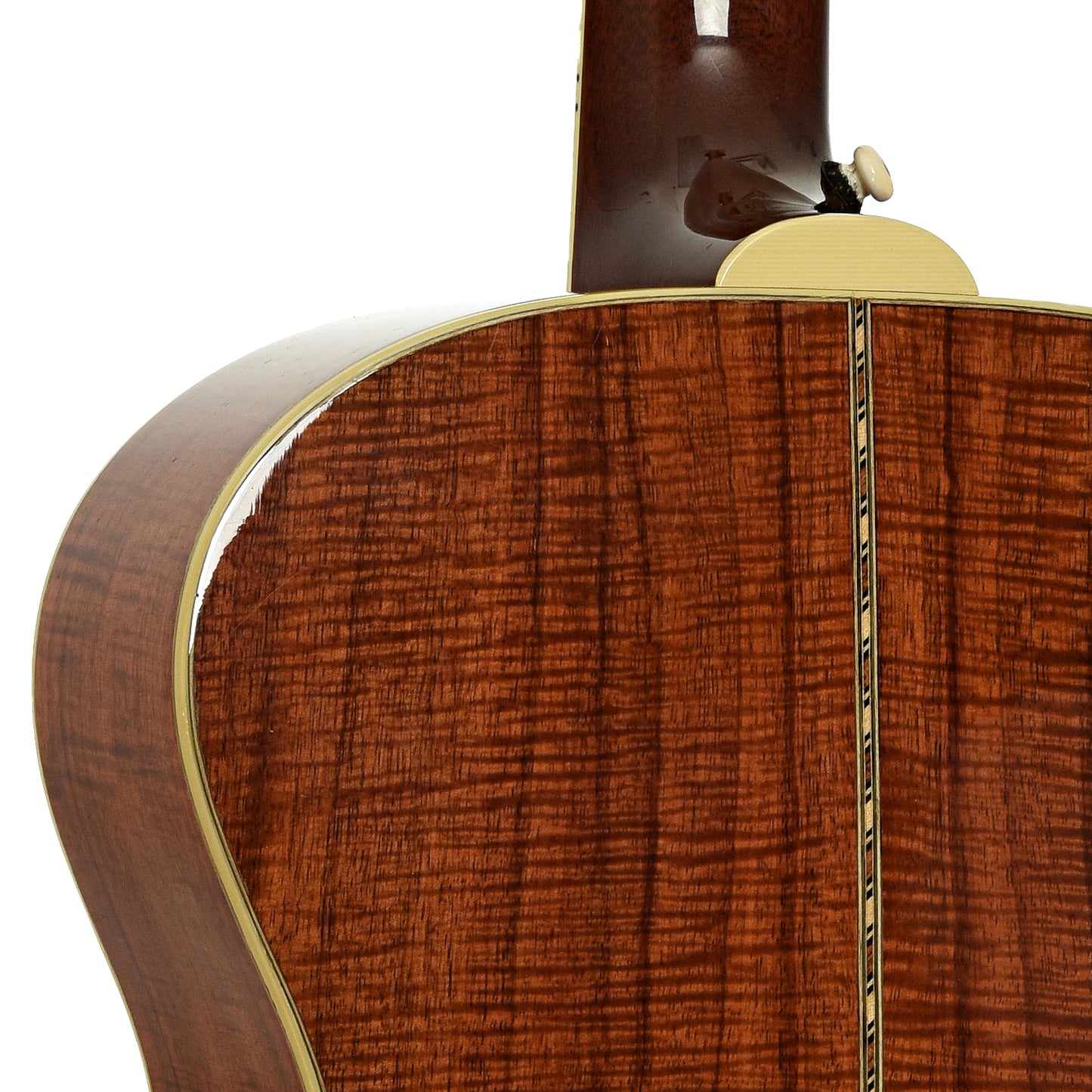 Neck joint of Santa Cruz F Koa LH Acoustic Guitar 