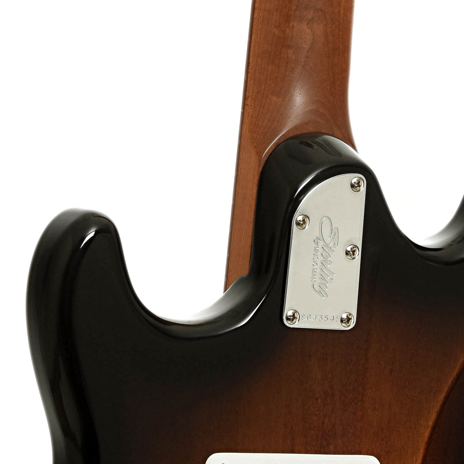 Neck joint of Sterling by Music Man Cutlass CT50 SSS Electric Guitar 