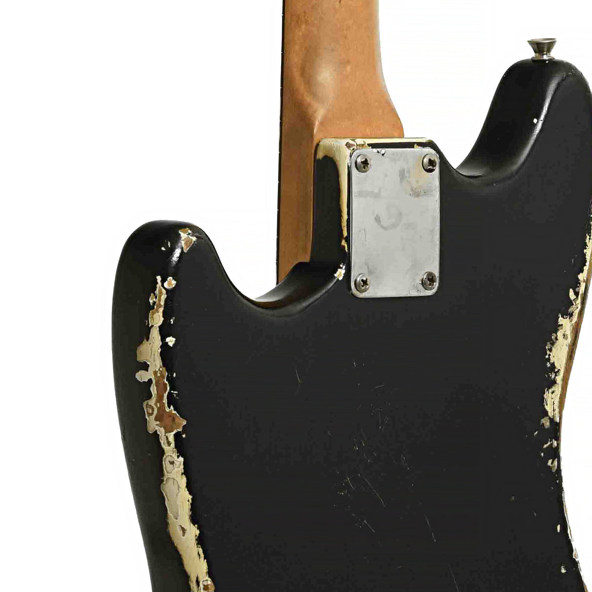 Neck joint of Fender Musicmaster II Electric Guitar