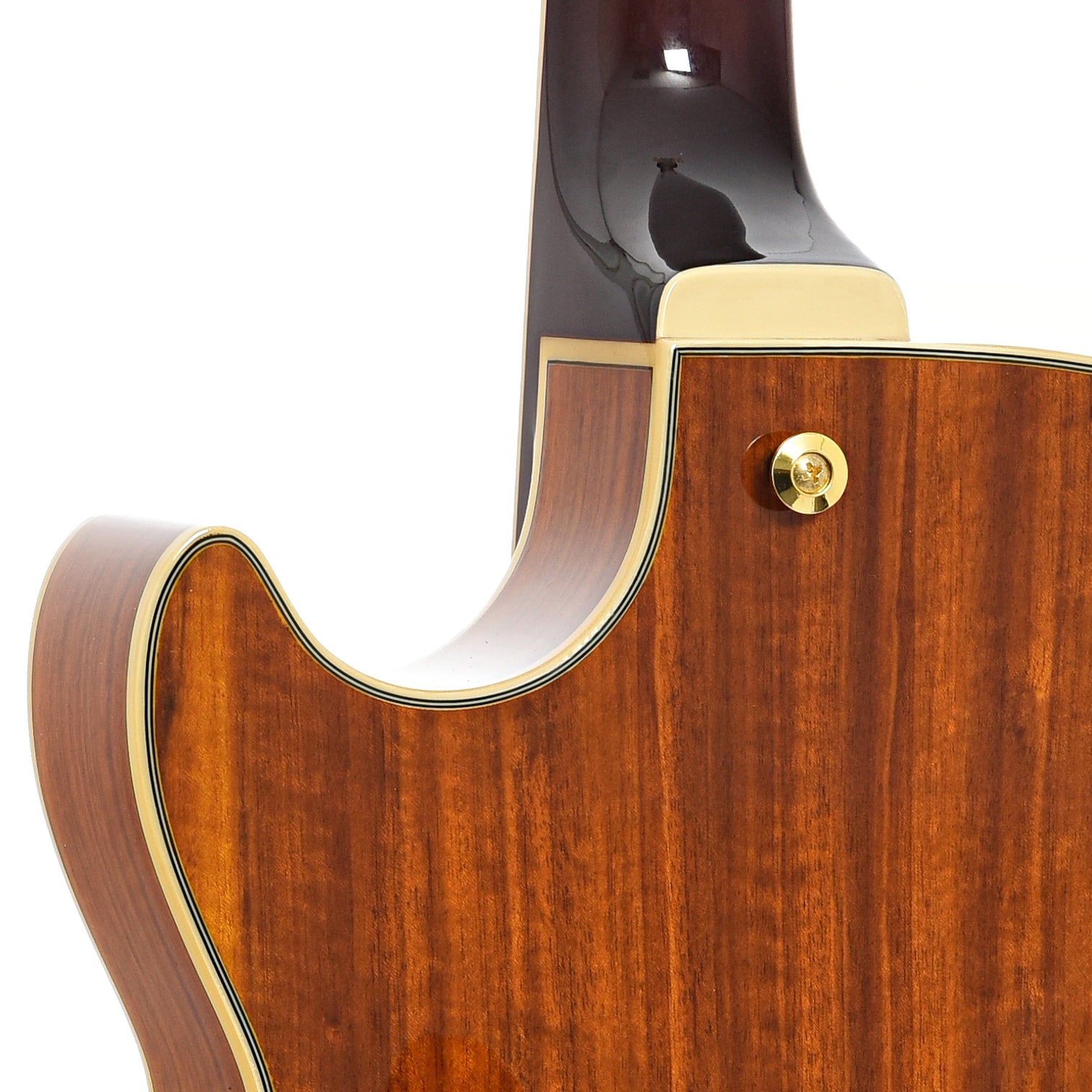 Neck joint of Ibanez Artcore Expressionist AG95K Hollowbody Guitar, Natural