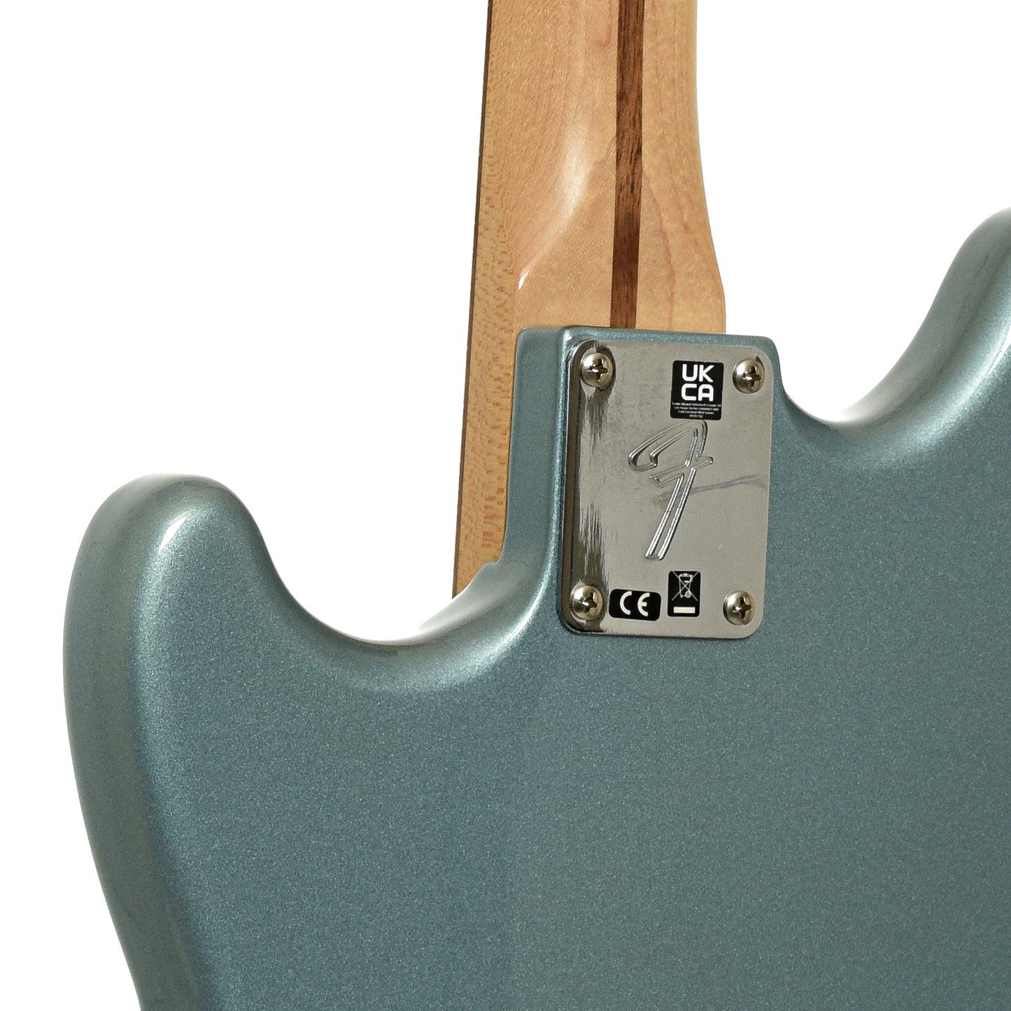 Neck joint of Fender Duo-Sonic Electric Guitar 