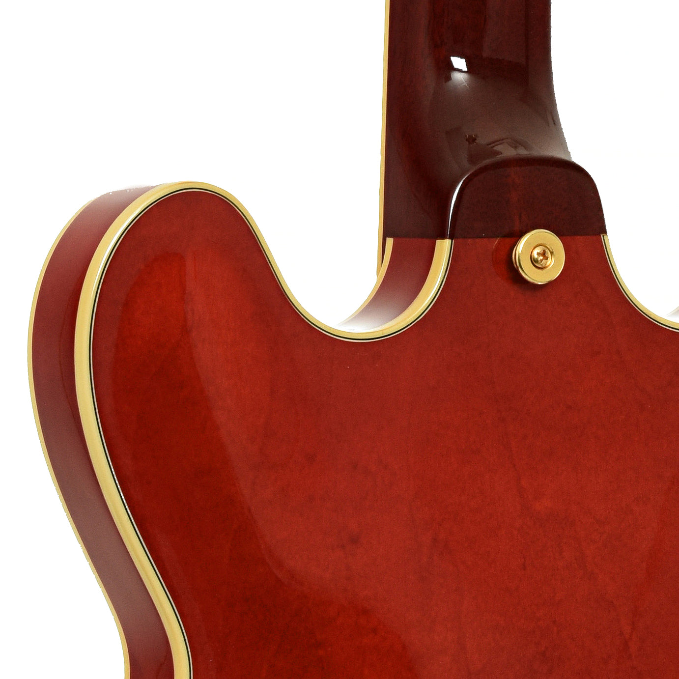 Neck joint of Gibson ES-355 w/ Bigsby Hollowbody Electric Guitar