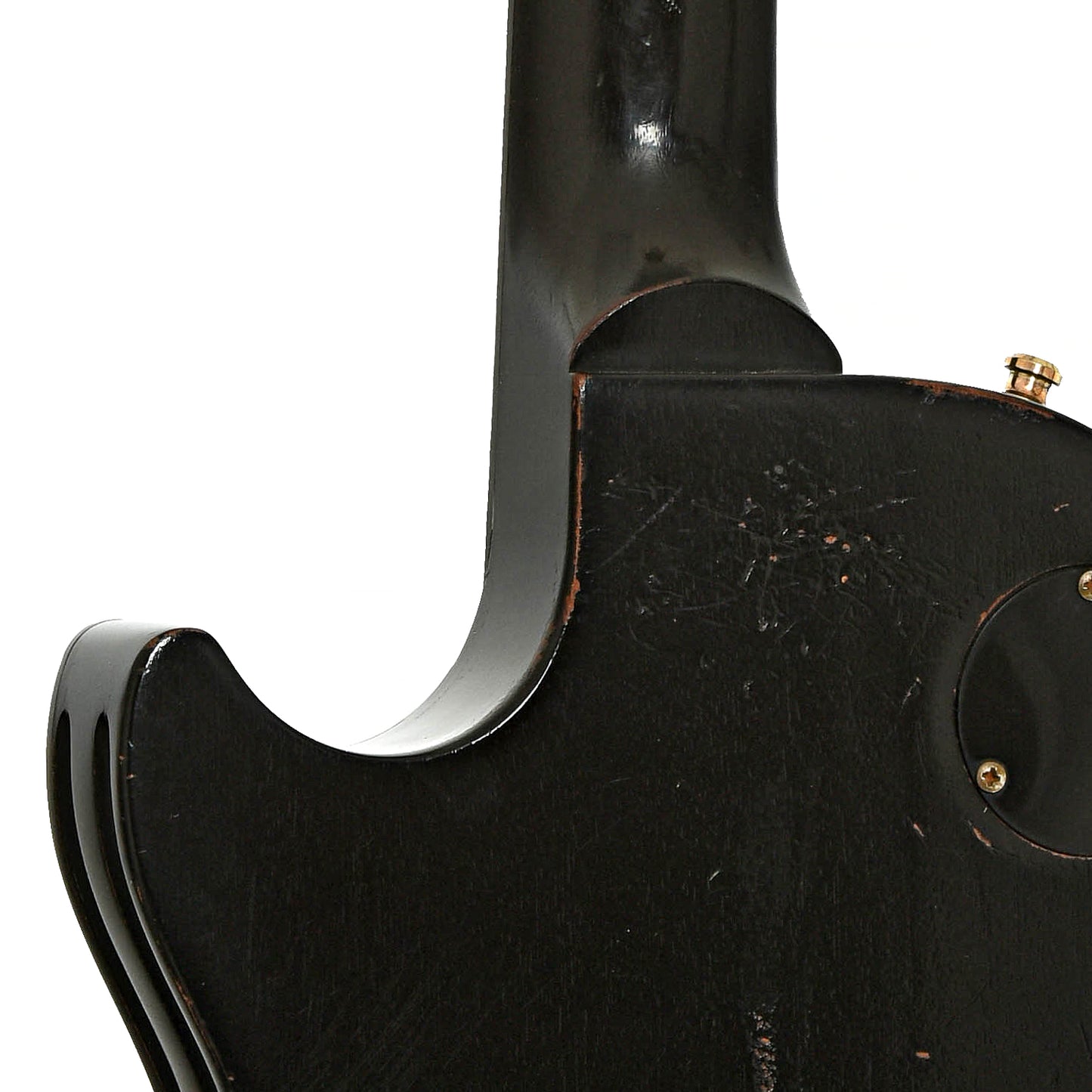 Neck joint of Gibson Les Paul Menace Electric Guitar