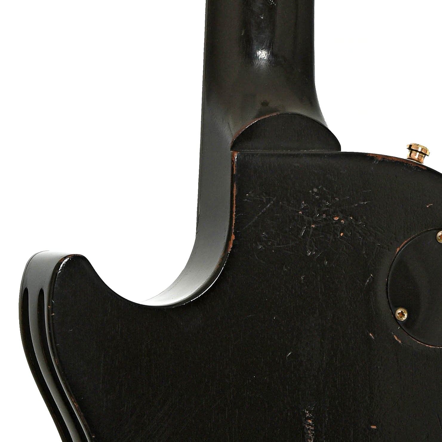 Neck joint of Gibson Les Paul Menace Electric Guitar