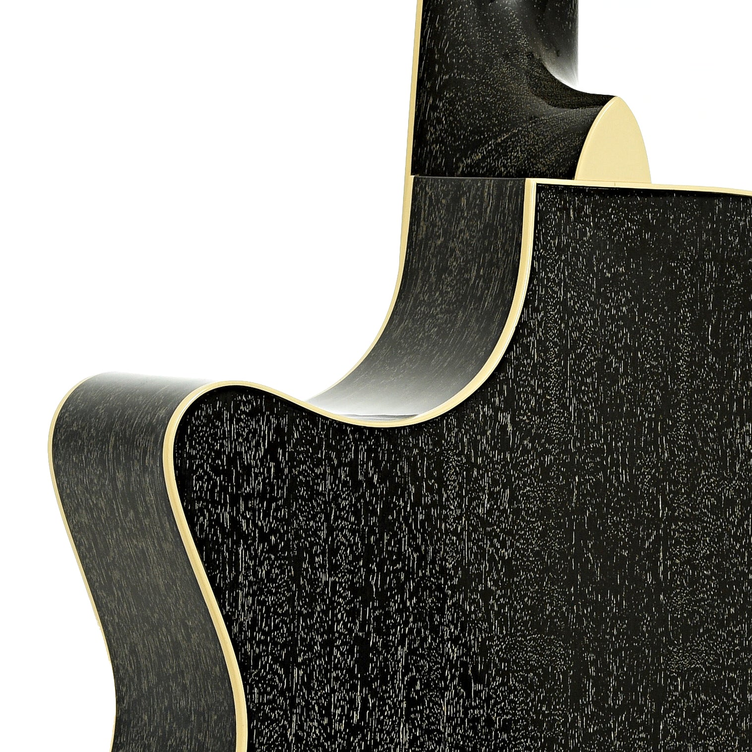 Neck joint of Martin Custom GPC16 Cutaway Guitar Black