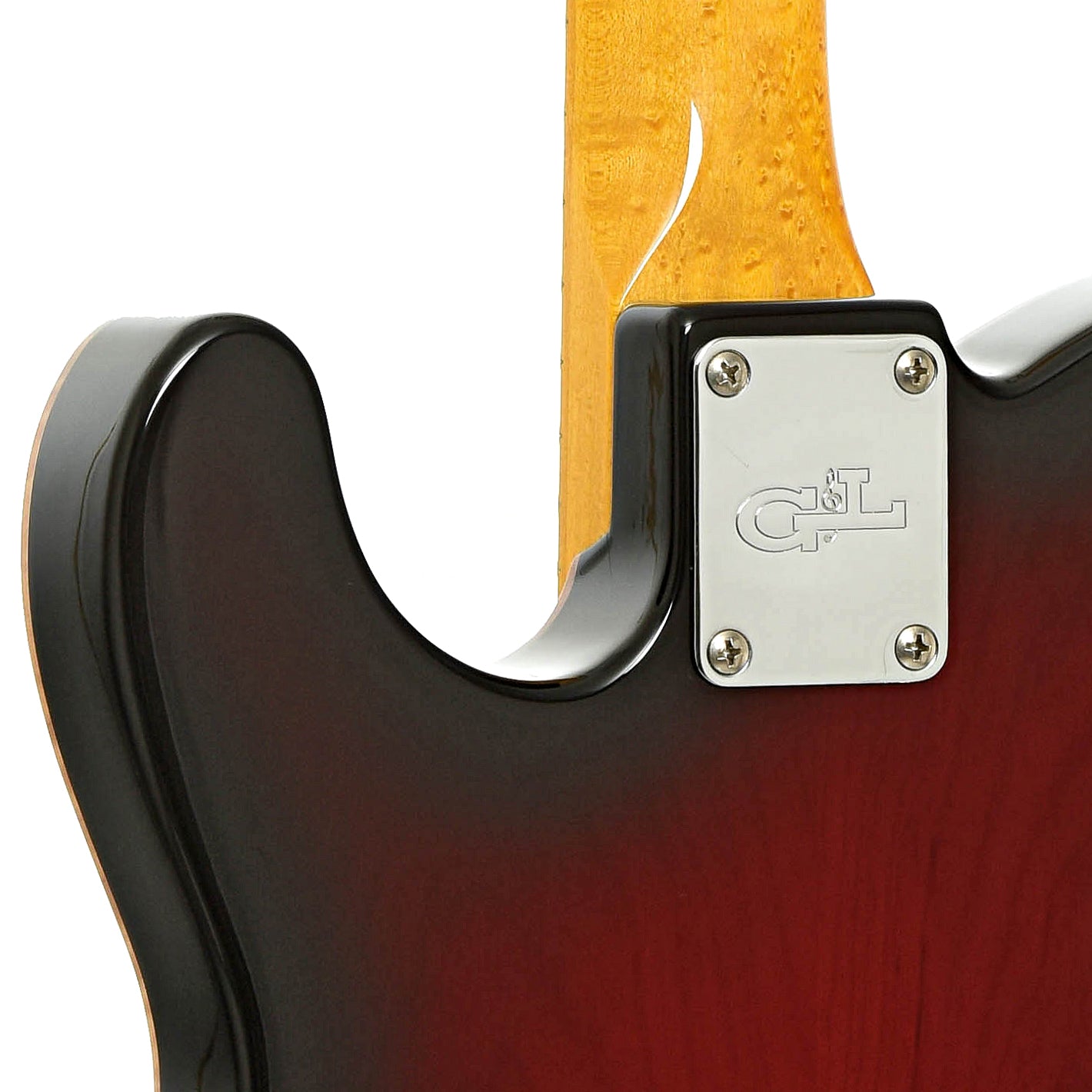 Neck joint of G&L ASAT Special Electric Guitar