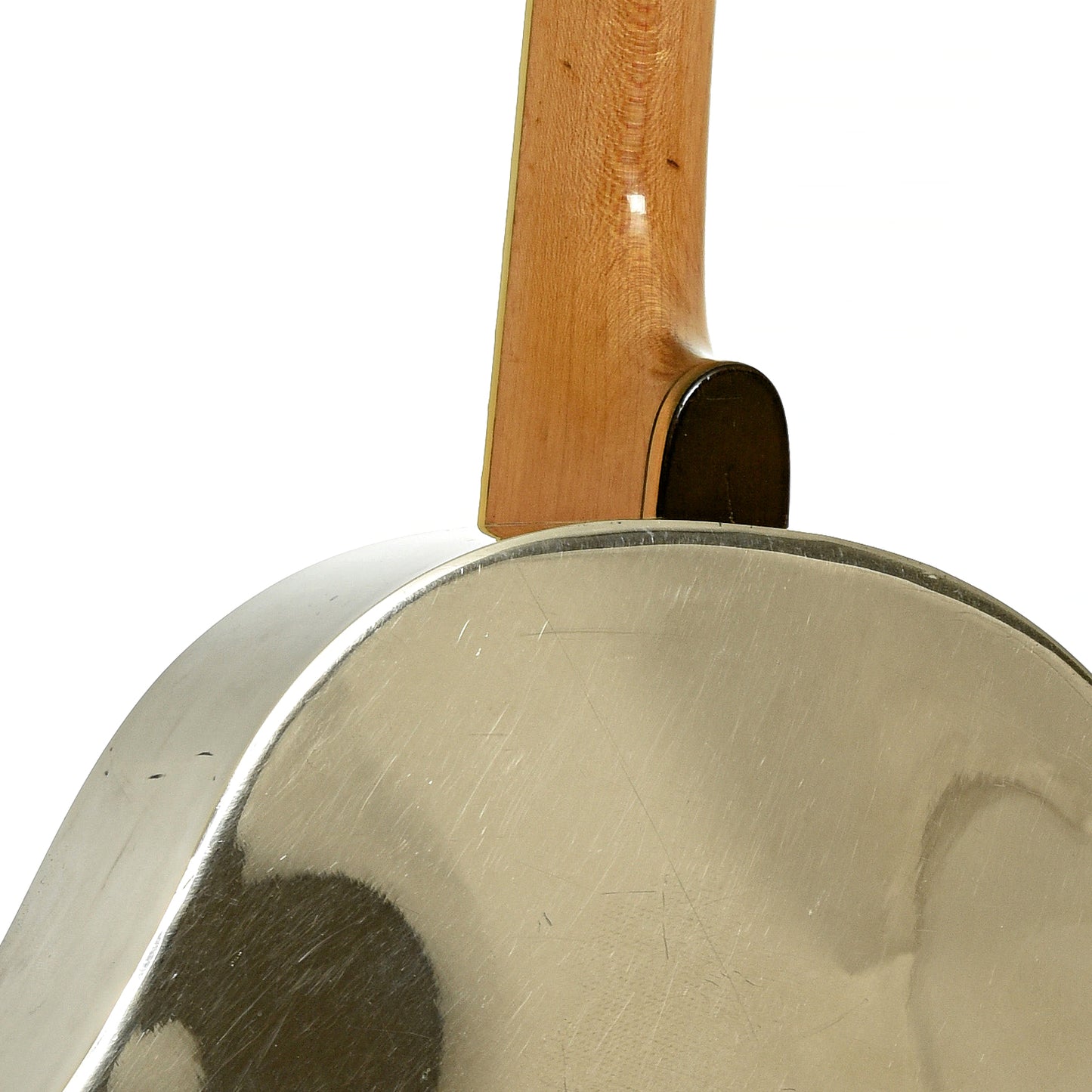 Neck joint of National Style 1 Tricone Tenor Guitar