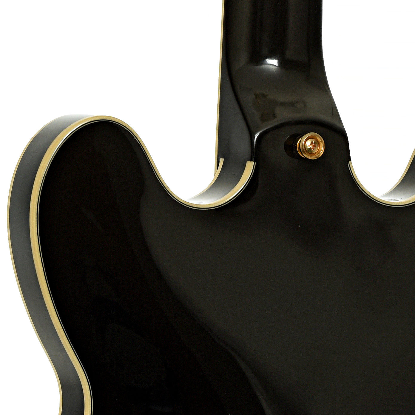Neck joint of Epiphone Lucille Hollowbody Electric Guitar