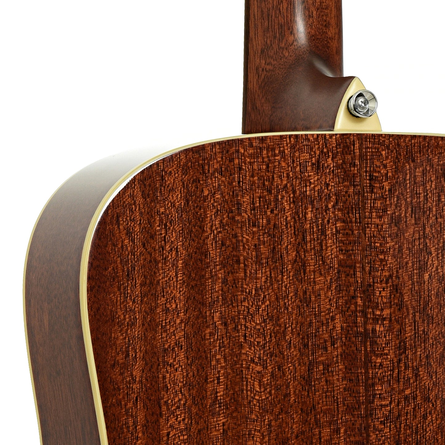 Neck joint of Alvarez Masterworks Series MD60 Herringbone Dreadnought Acoustic Guitar