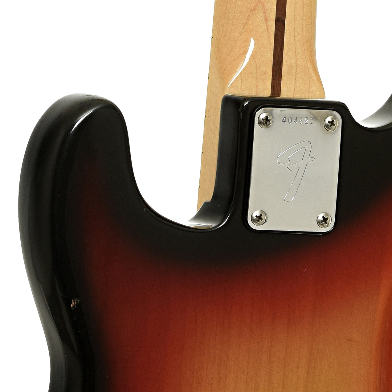 Neck joint of Fender Precision Electric Bass