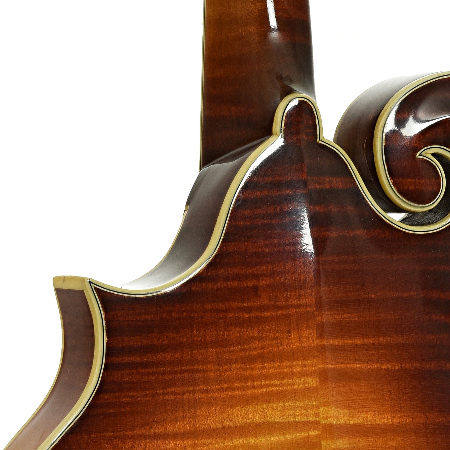 Neck joint of Omeena F-Style Mandolin 