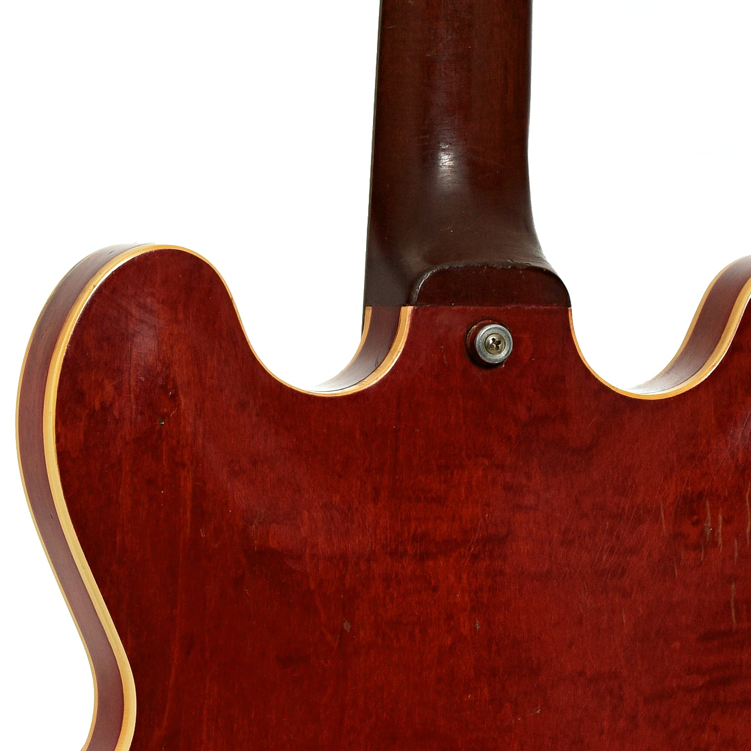 Neck joint of Gibson ES-335 Hollowbody Electric Guitar 