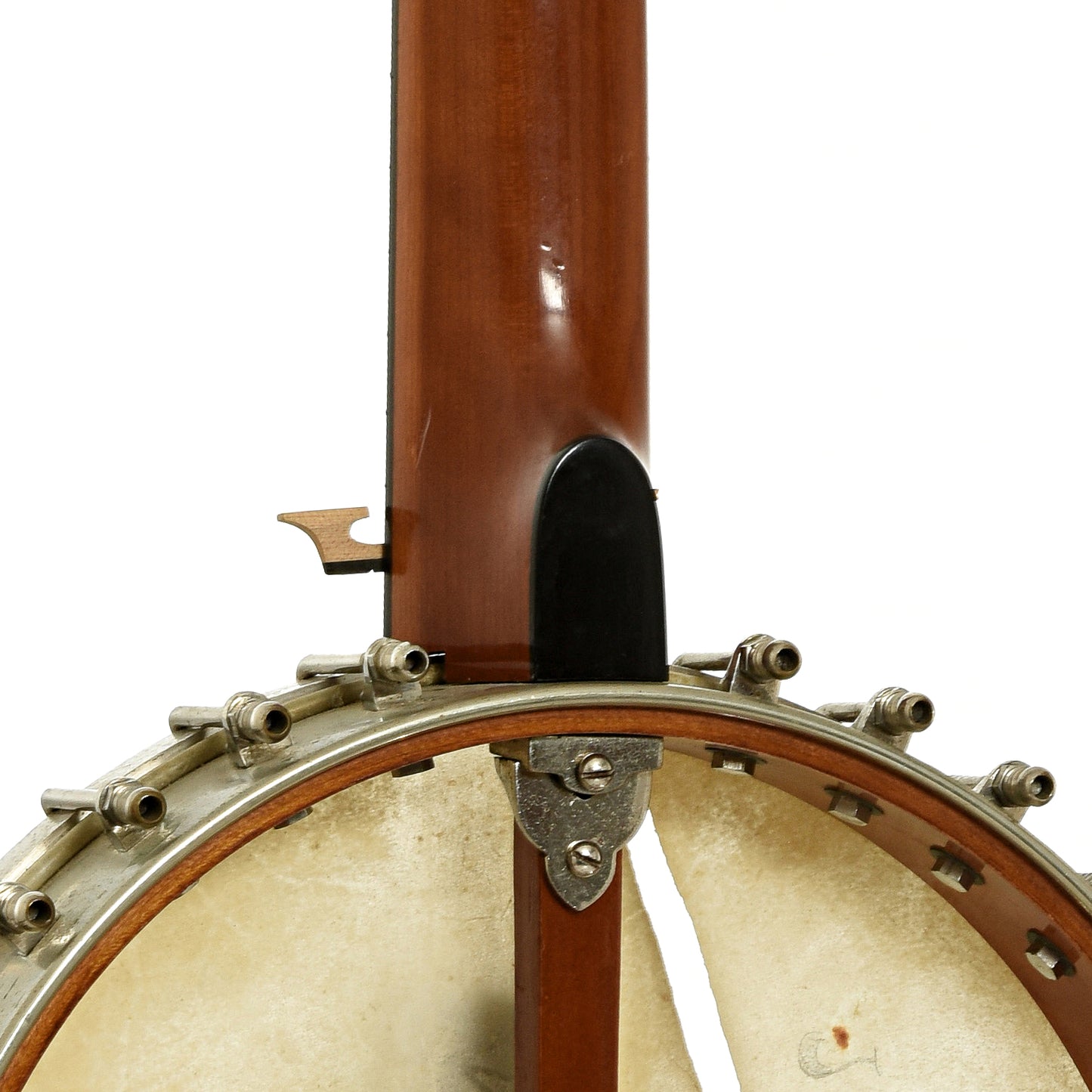 Neck joint of Haynes Bay State Model 325 Open Back Banjo