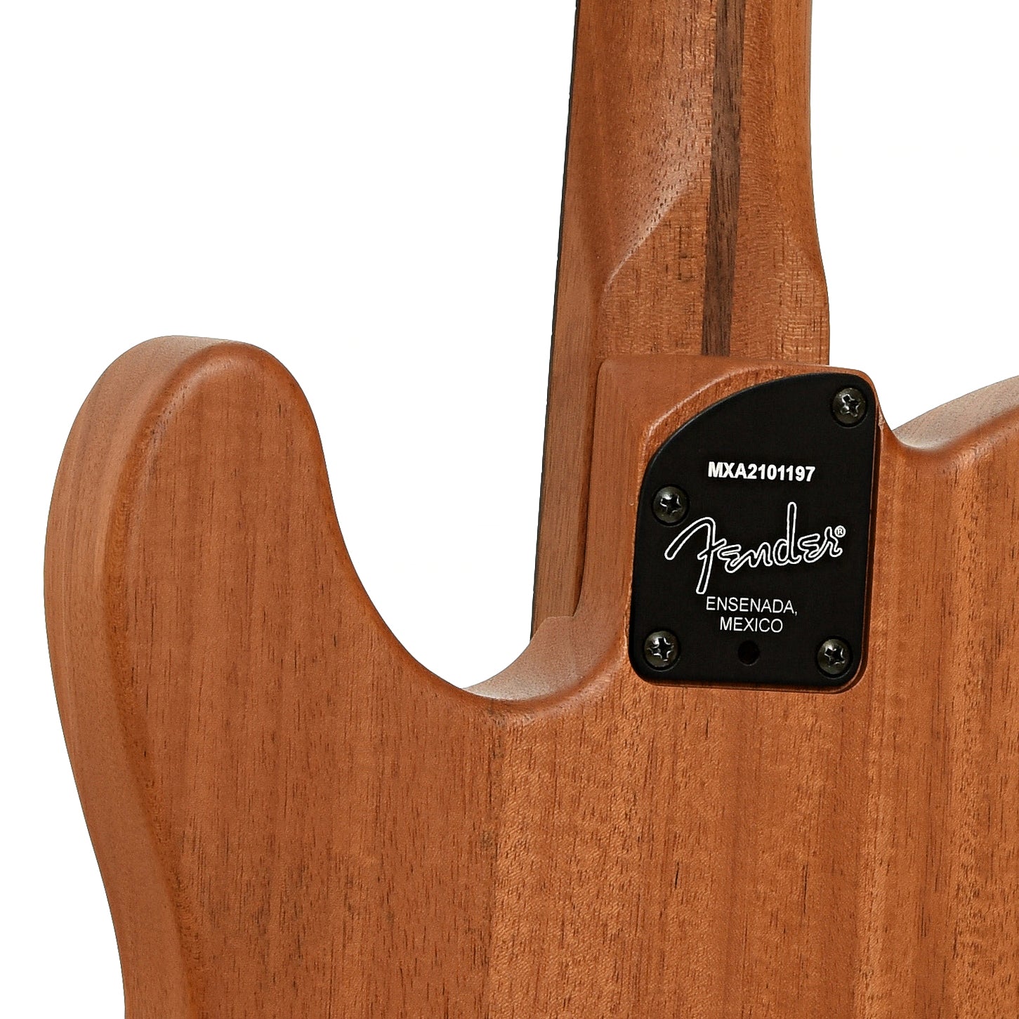 Neck joint of Fender Acoustasonic Player Telecaster Acoustic Guitar