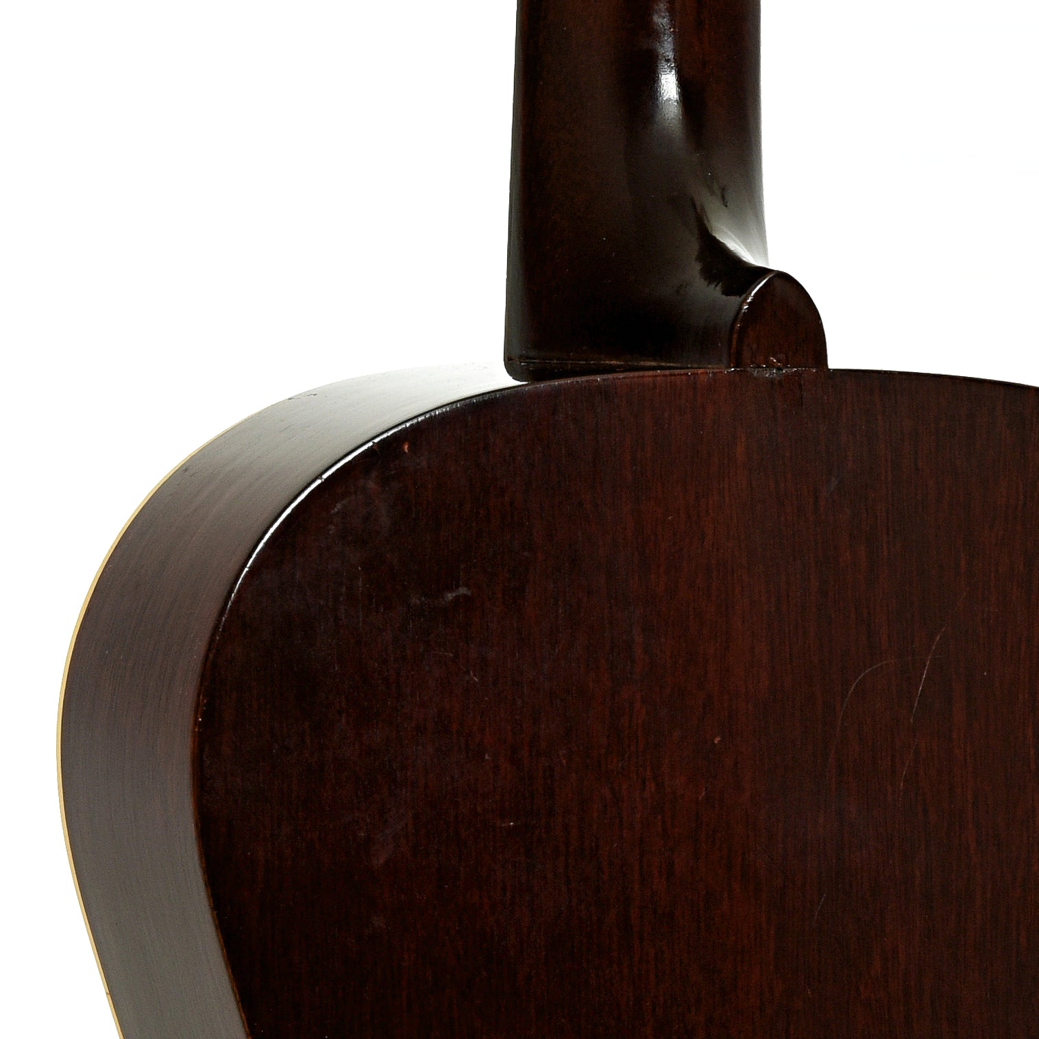 Neck joint of Carson J. Robinson Model 1281 Acoustic Guitar 
